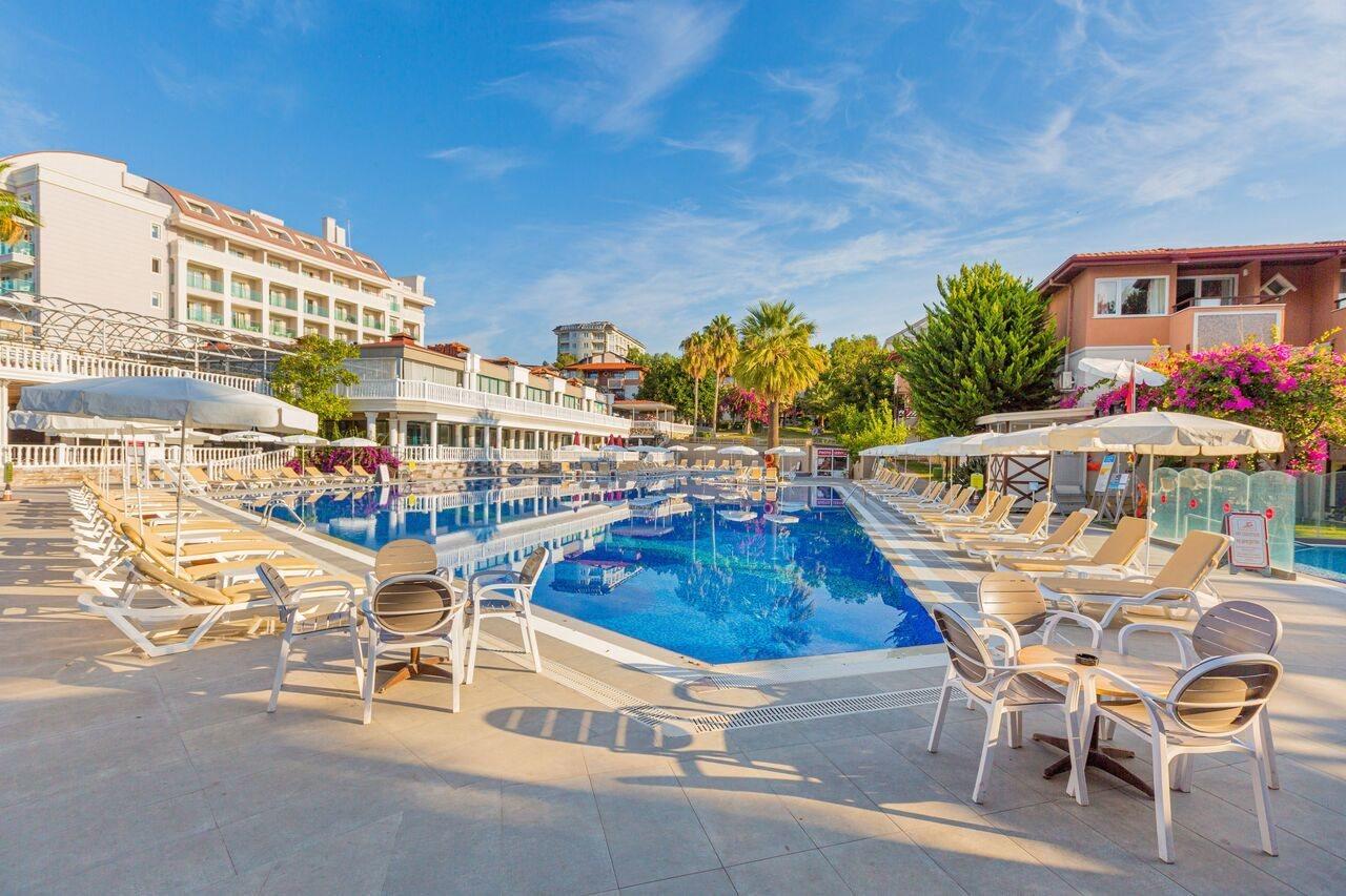 Hotel Justiniano Club Alanya Okurcalar Esterno foto